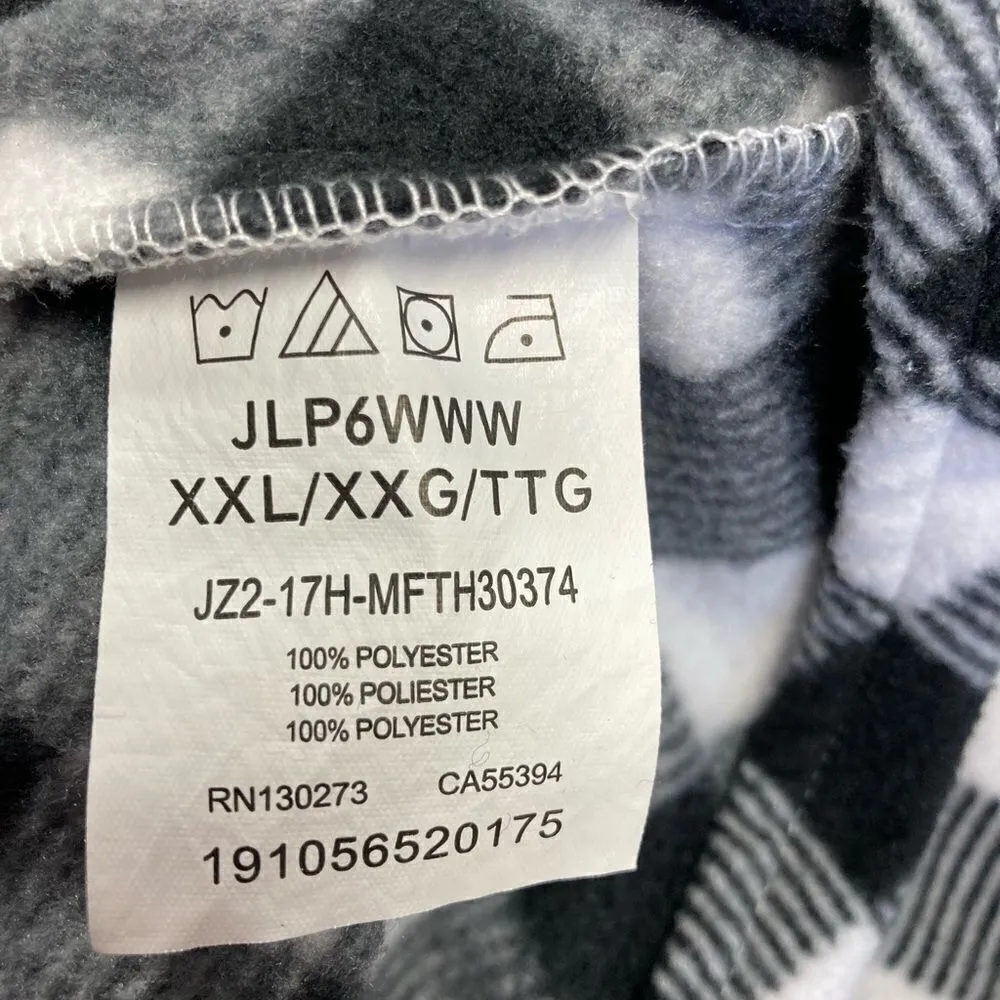 RIDERS‎ by LEE, Women’s Flannel Shirt, Size XXL/XXG/TTG, Black & White checked - Image 7