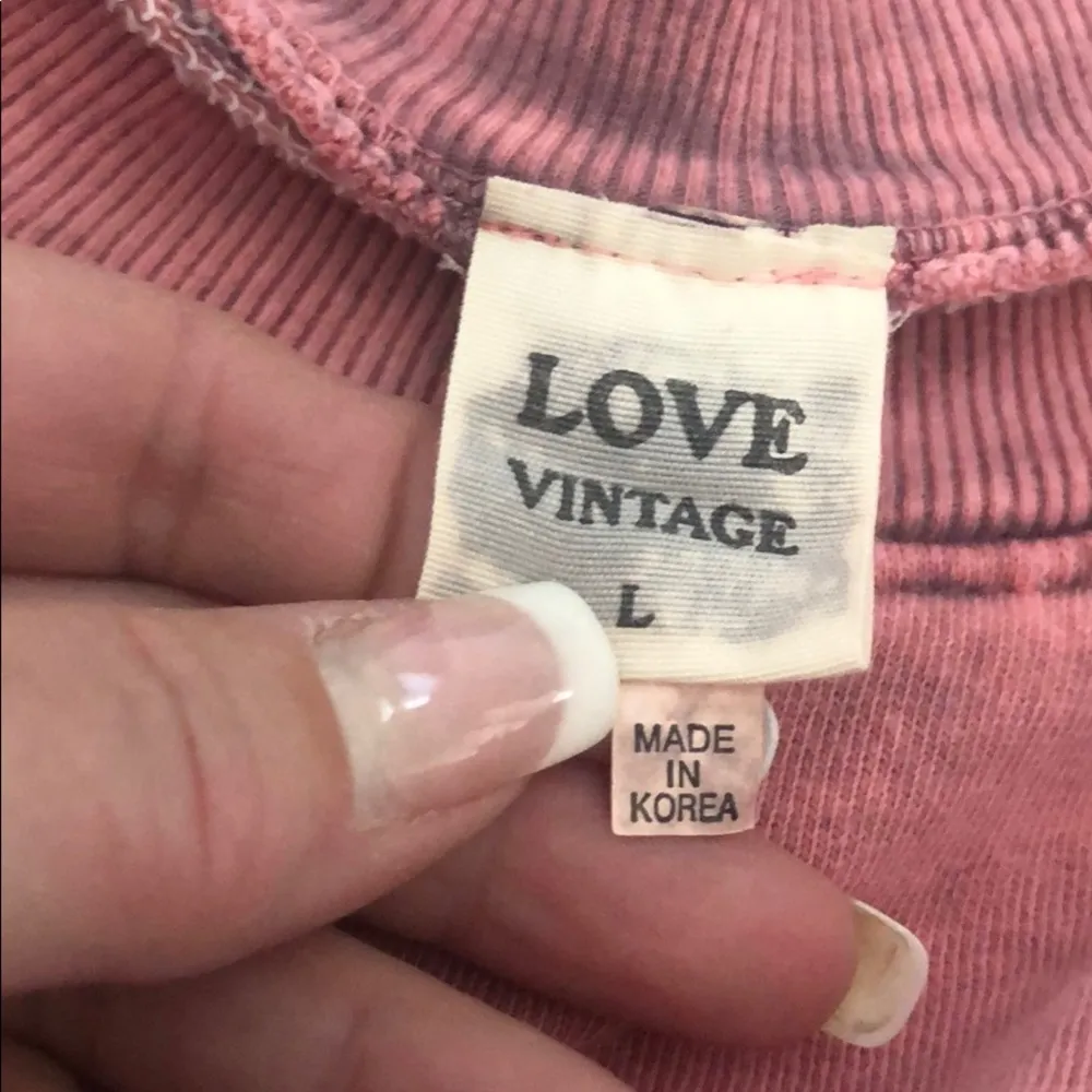 Love vintage sweatshirt - Image 6