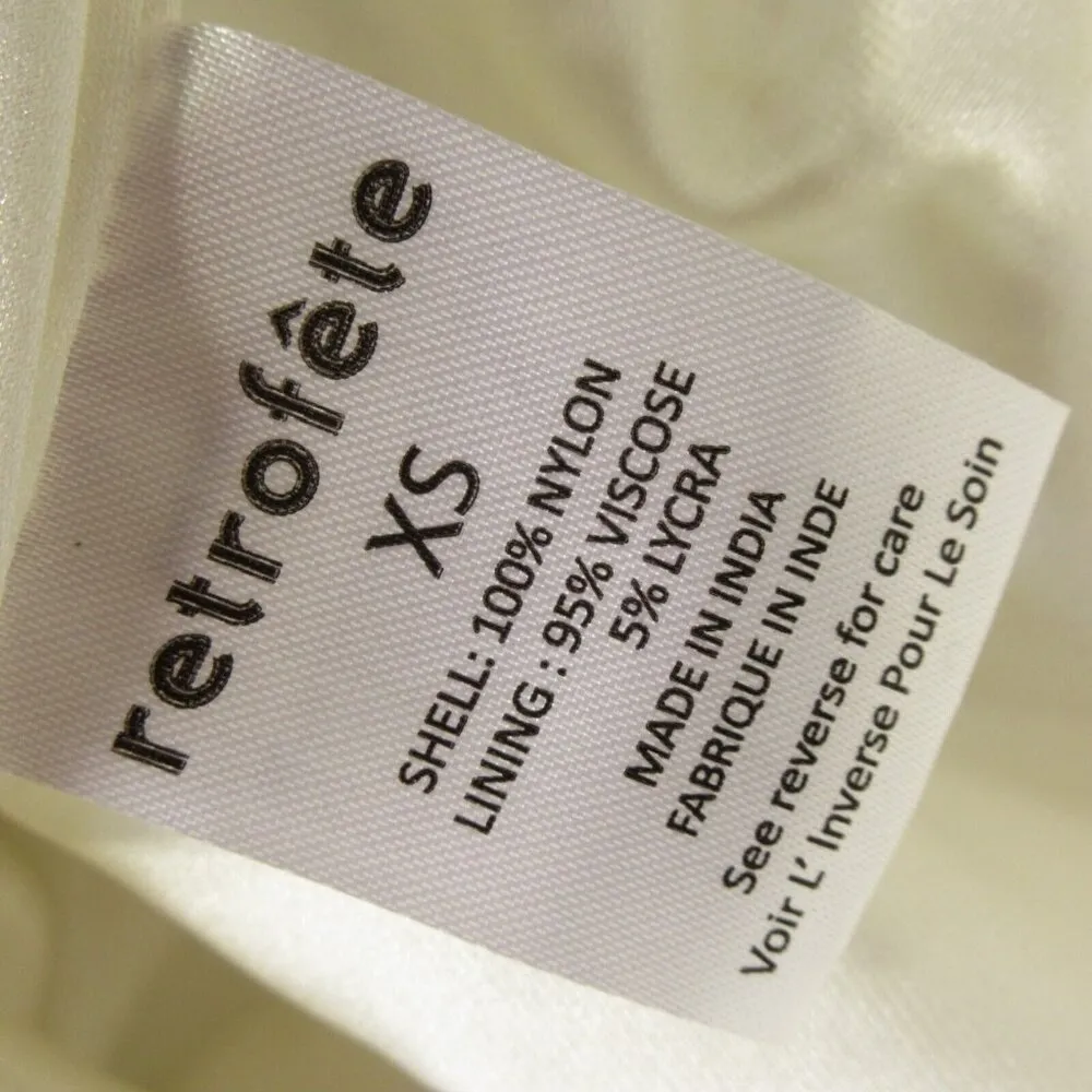 NWT retrofete Nikki in White Sequin Mini Dress XS $695 - Image 5