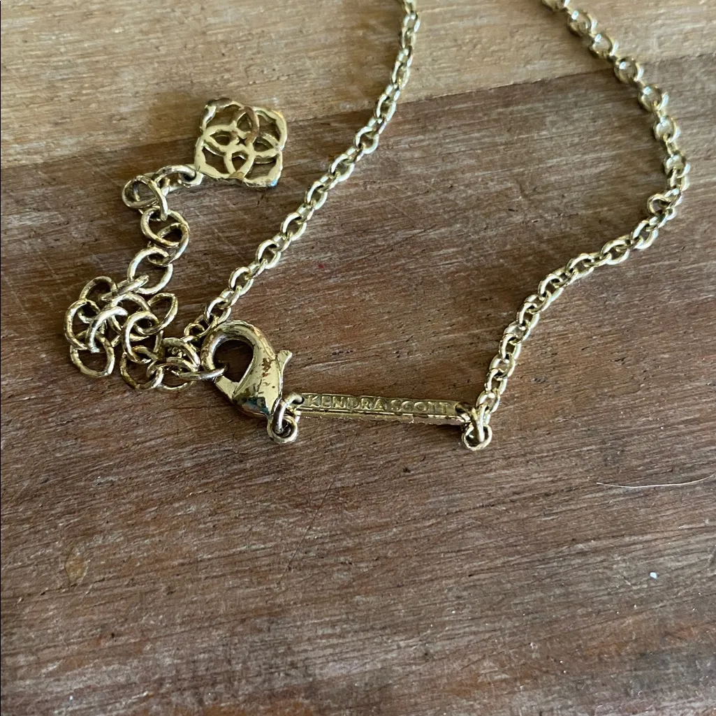 KENDRA SCOTT KELLIE LONG STRAND GOLD MOTHER OF PEARL NECKLACE - Image 3