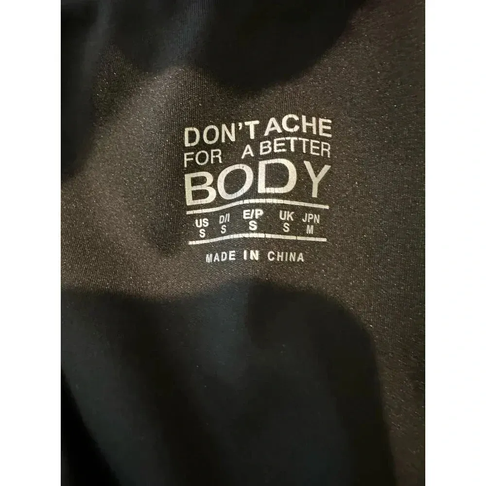 Don't Ache For A Better Body‎ Black Legging - Image 3