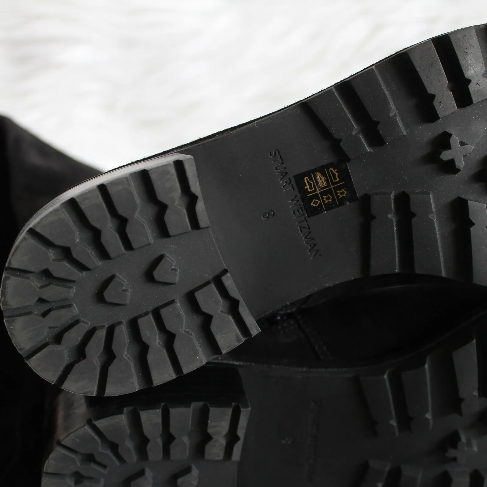 Stuart Weitzman Amber Over-The-Knee Thigh High Black Suede Boots - Image 12