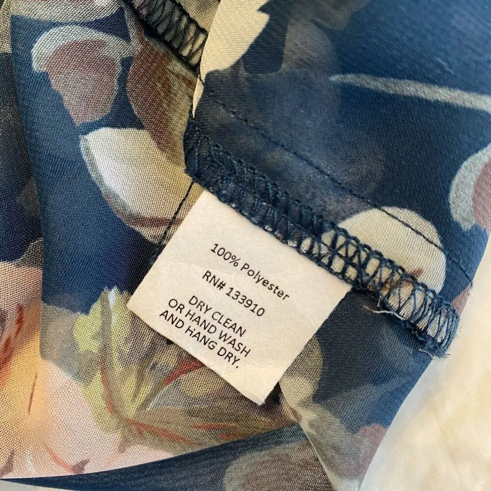 Show Me Your Mumu Poet Tie Top in Fall In Love Floral Print Blouse Size S Small - Image 7