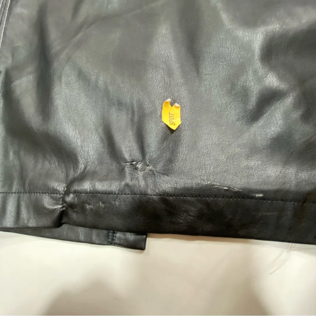 Bibhu Mohapatra x RTR Faux Leather Dress Size 0 Black - Image 7