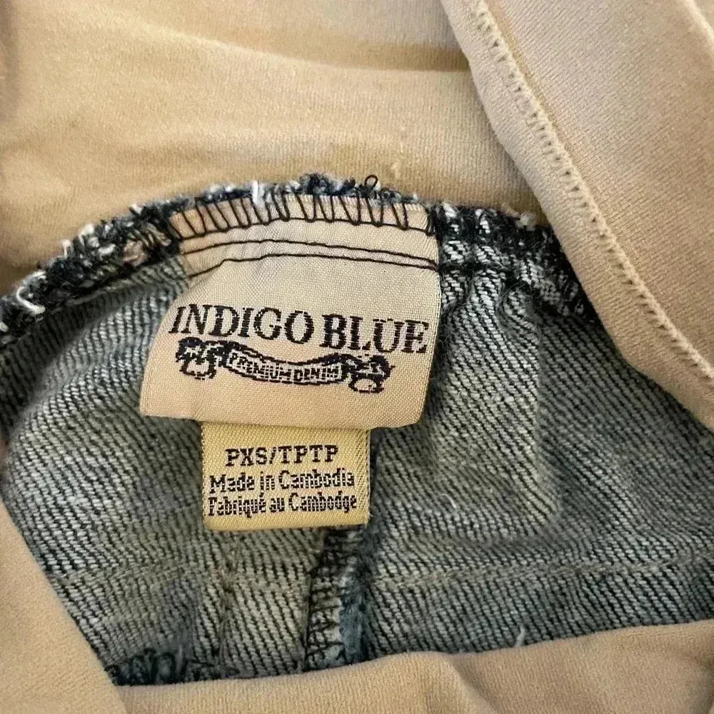 Indigo Blue‎ Maternity Jeans size petite extra small​ - Image 5