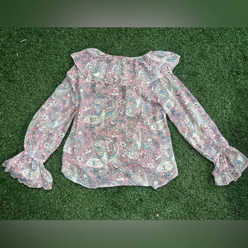 Show me your MuMu ruffle paisley blouse - Image 2