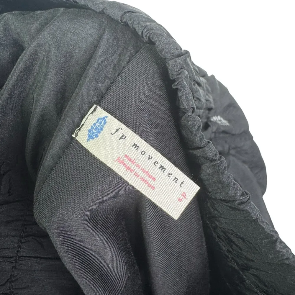 FP MOVEMENT by Free People The Way Home Shorts Black High Waisted Athletic Small - Image 9