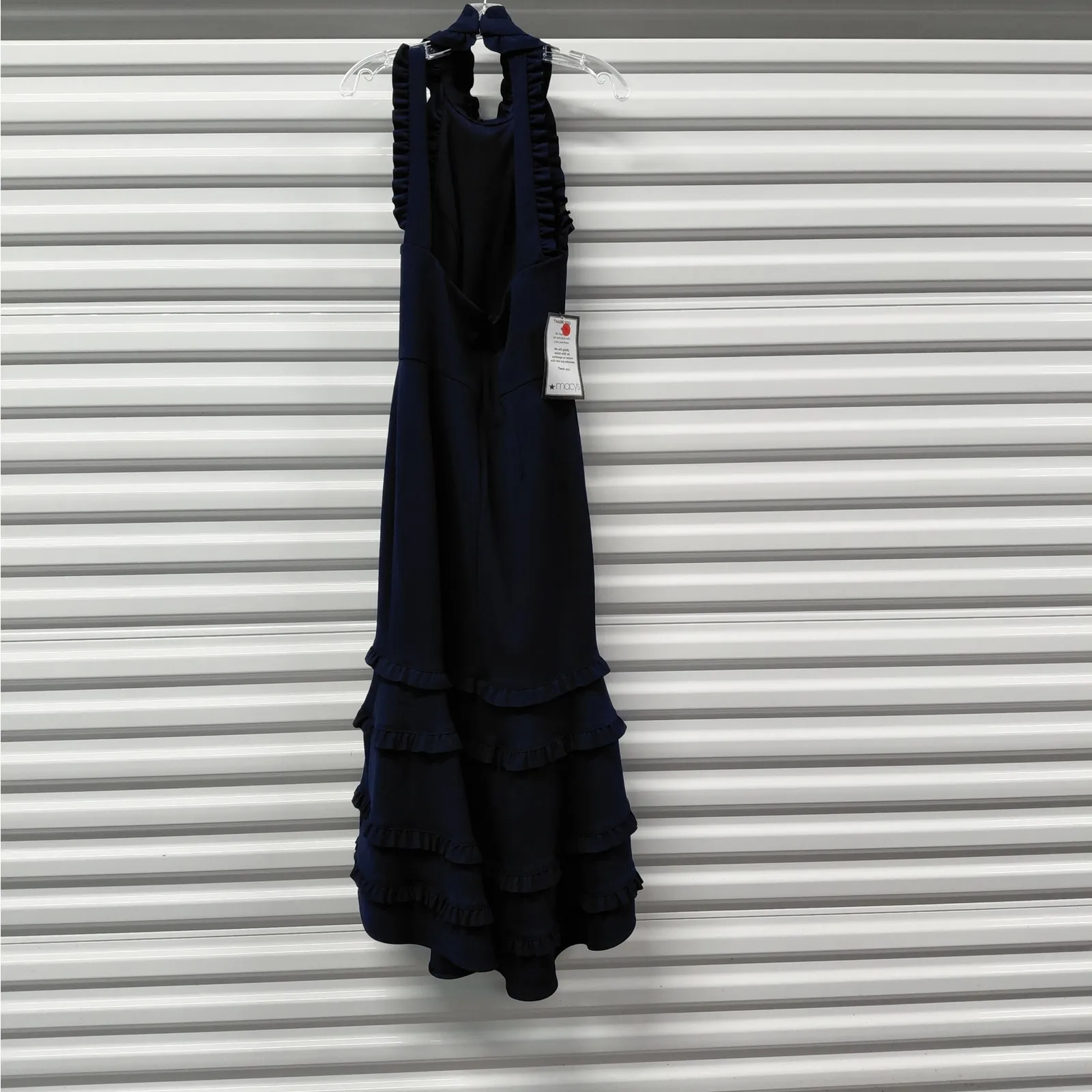 Xscape Formal Evening Gown Women's 10 Blue Long Dress Wedding Party Mother Bride - Image 5