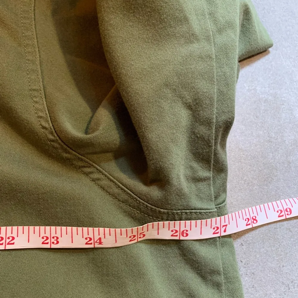 Torrid- Army Green Jacket Size 2X 2 Zip Front Pockets Hooded EUC - Image 5