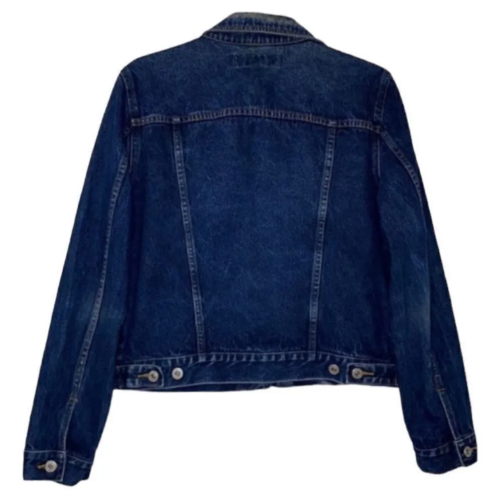 EXPRESS  Blue Jeans Jacket(Size Large) - Image 2