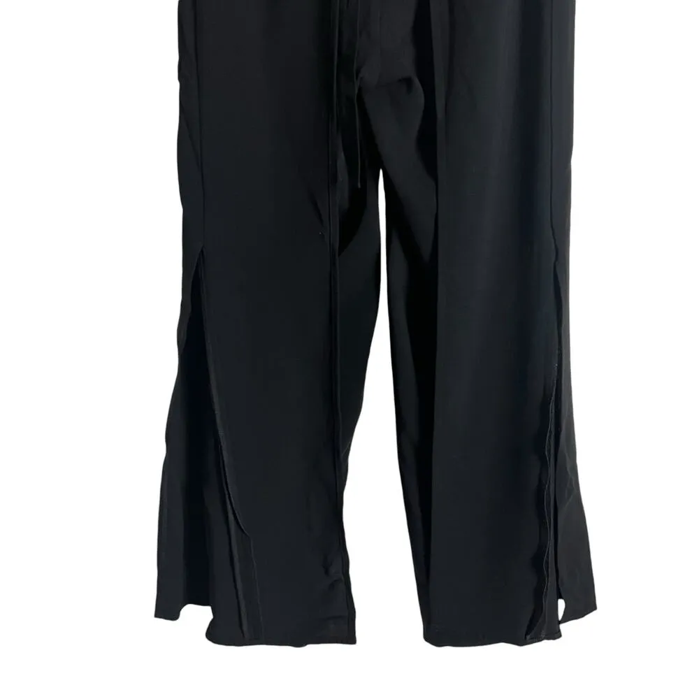 Cinq a Sept Renata Black Wide Leg Tie Waist Pants Size 8 - Image 12