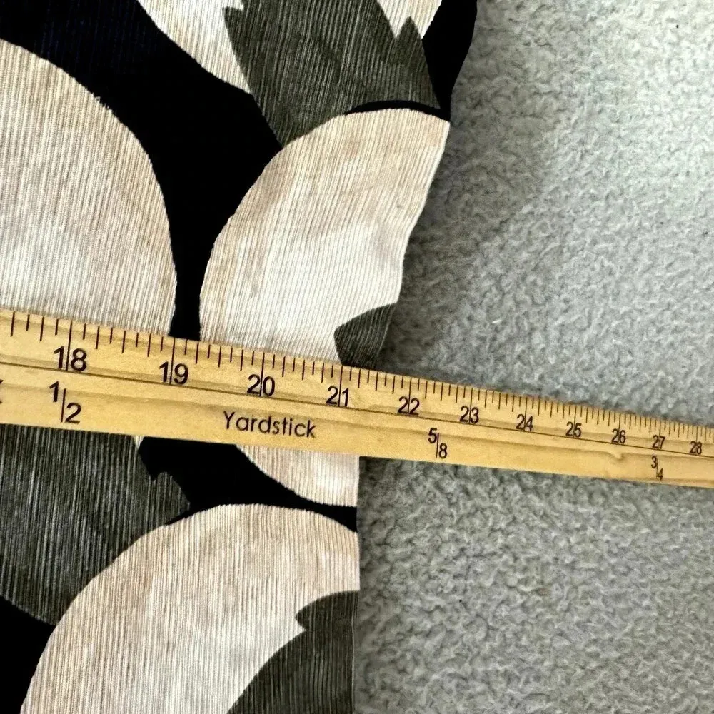 Ann Taylor Pencil Skirt Womens Size 14P Blue Orange Blossom‎ Artsy Career Office - Image 2