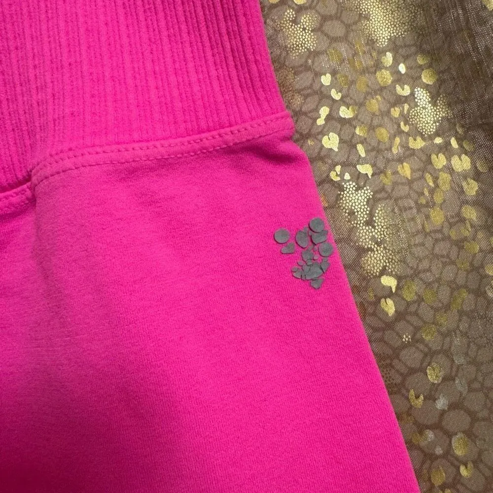 Free People Movement Good Karma High-Rise 7/8 Length Leggings Hot Pink M/L - Image 3