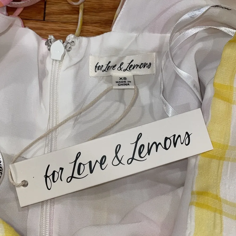 NWT for love and lemons puff sleeve mini dress - Image 3