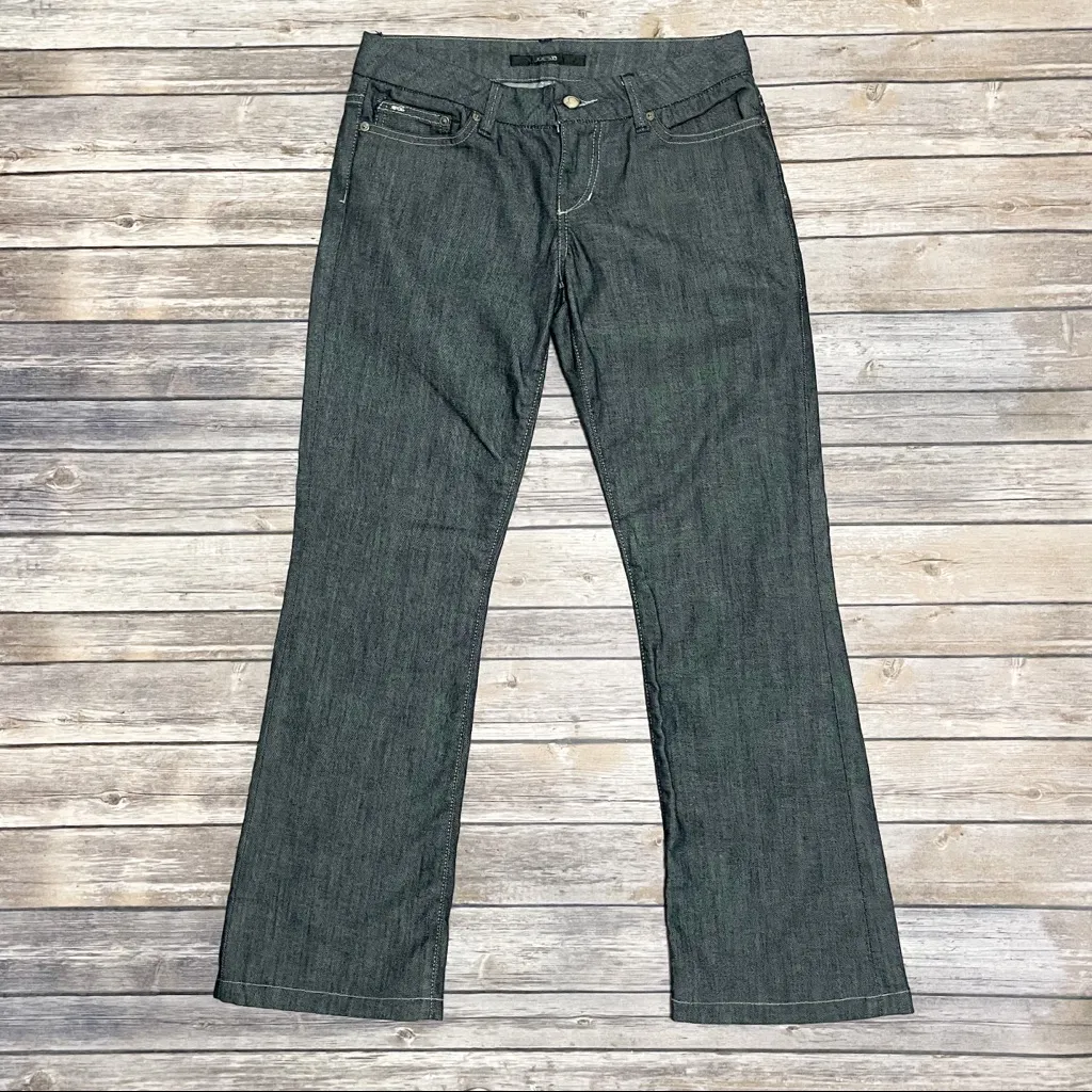 Joe’s Jeans Navy Blue White Striped Boot Cut Jeans - Image 2