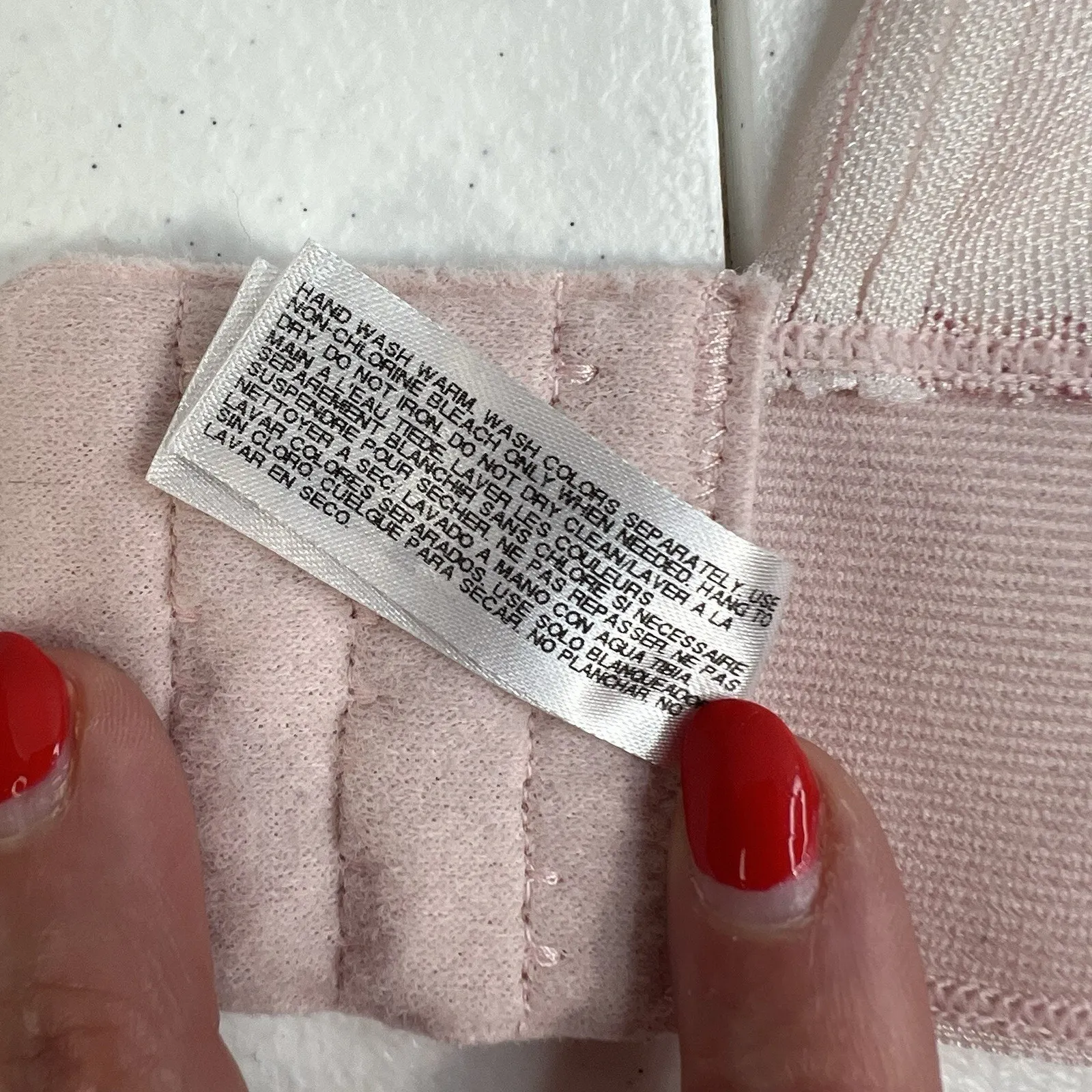 Wacoal 34D 34DD Net Effect Soft Cup Bra 810340 Wire Free Pink Sheer Full Cover - Image 14