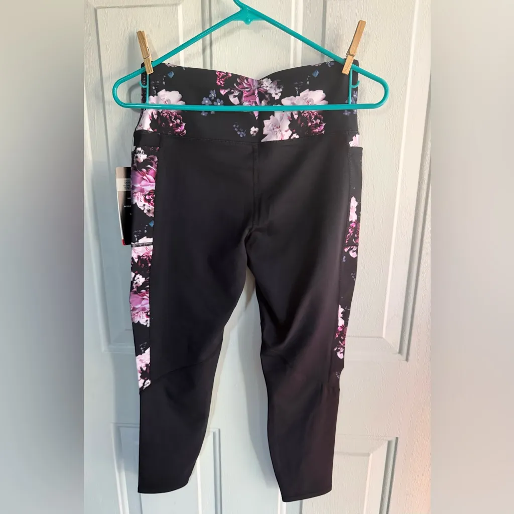 SKECHERS GOFLEX Activewear Set SIZE M Lila Knot Tee+Floral women’s Leggings NWT - Image 12