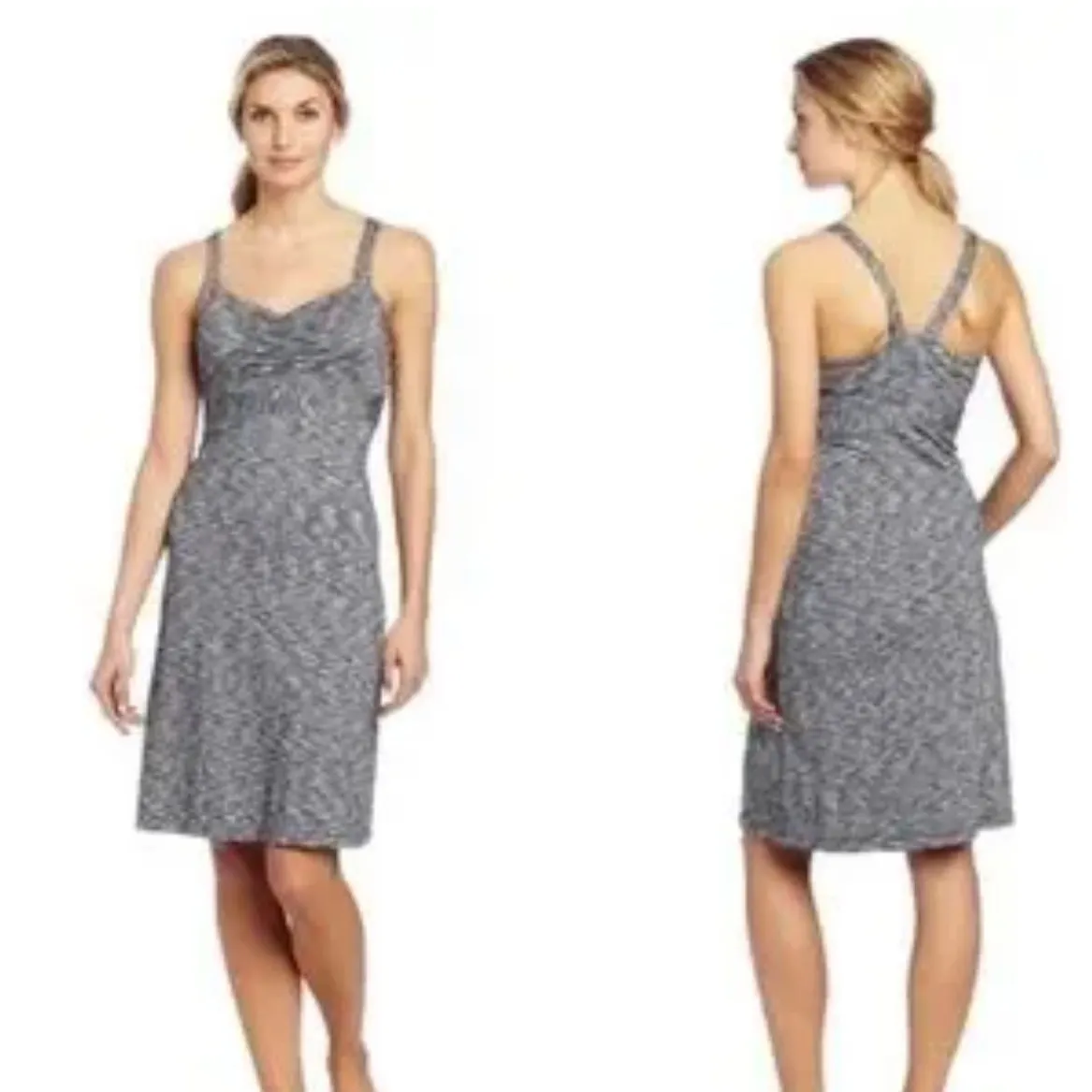 Prana Amaya Gray Space‎ Dye Active Dress M - Image 2