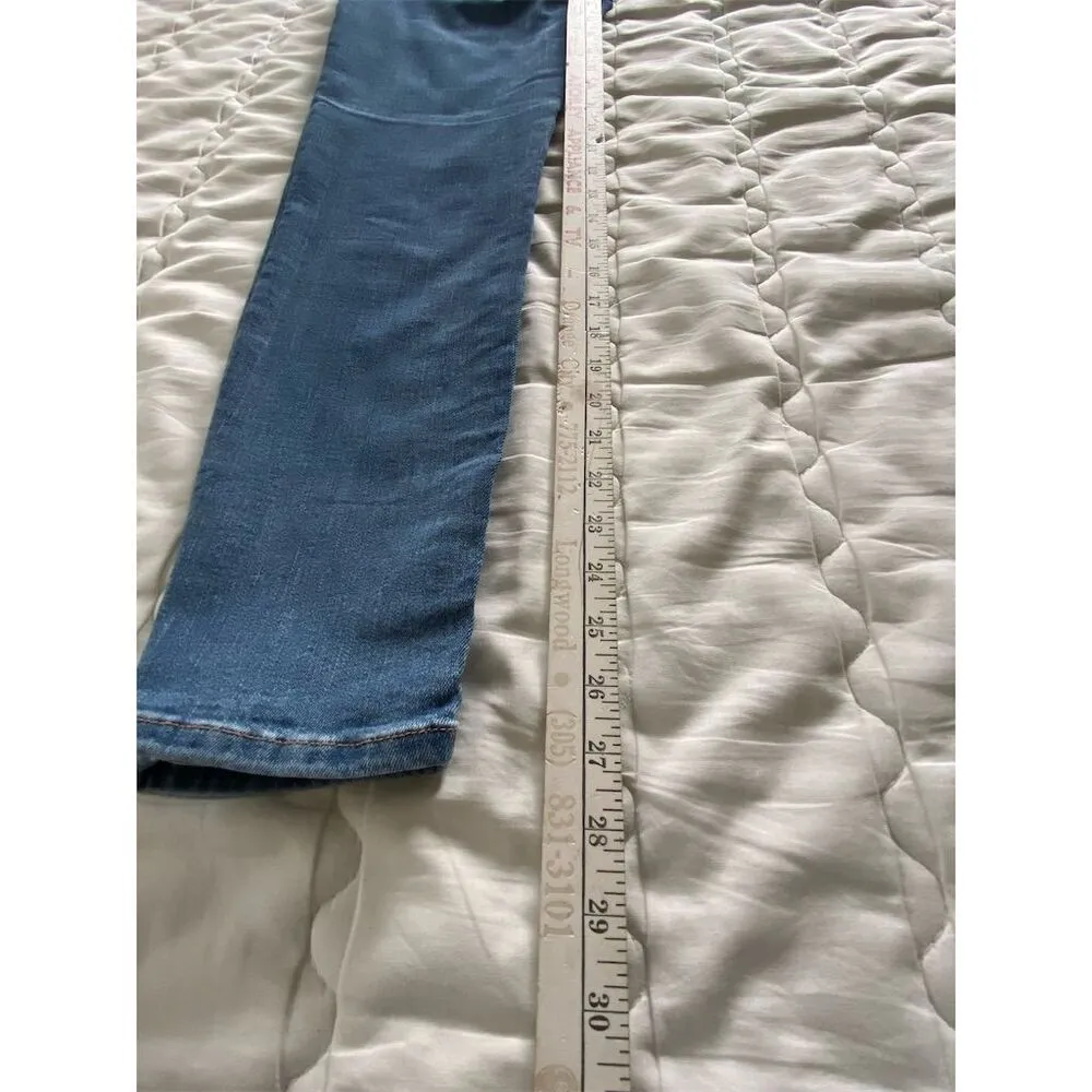 Banana Republic Mid Rise Skinny Jeans Blue Size 26 - Image 10