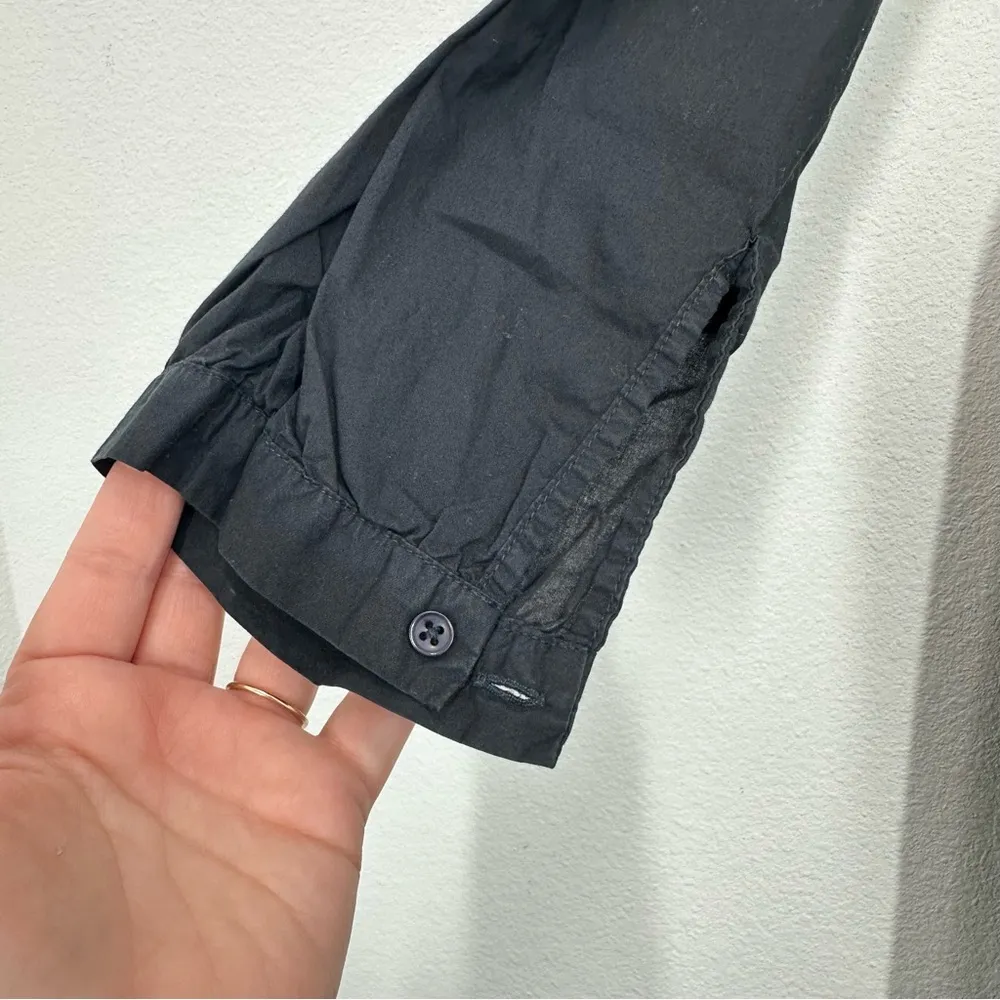 Nation‎ LTD Women's Size XS Black Dalia Midi Dress Ruffle Tiered Pima Cotton - Image 4