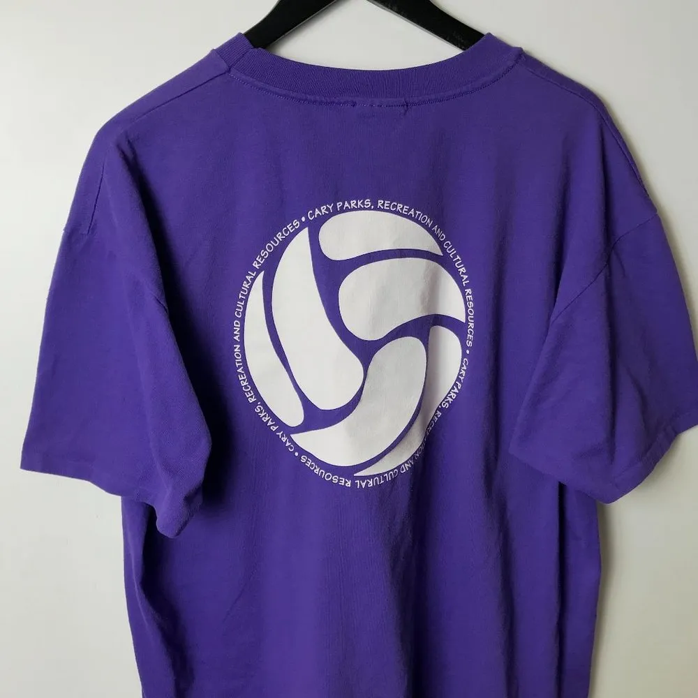 90s Vintage Volleyball Finalists T Shirt Single Stitch Sports Fit Graphic Tee XL - Image 16