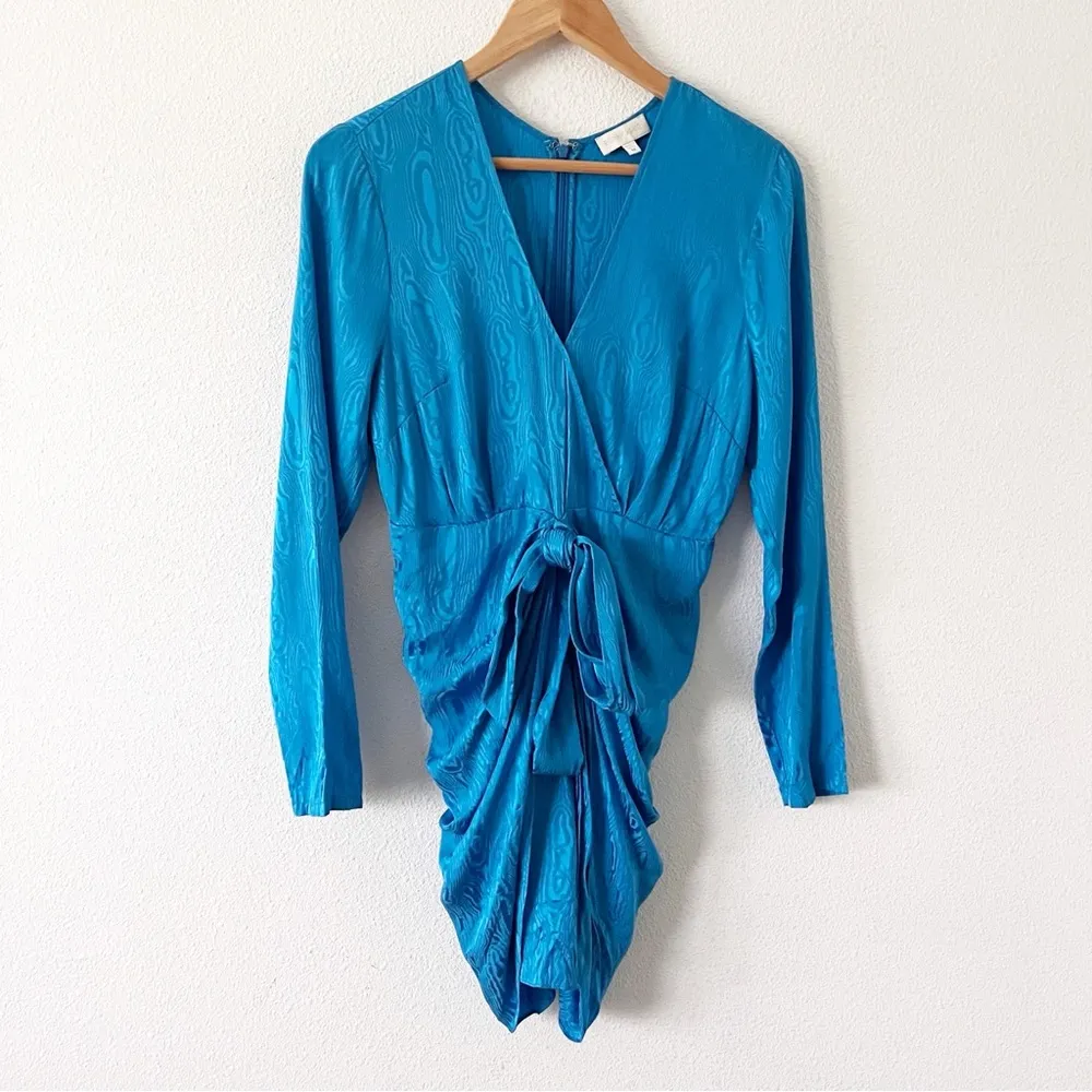Ronny Kobo Marissa Mini Dress in Mediterranean Blue Size M - Image 3