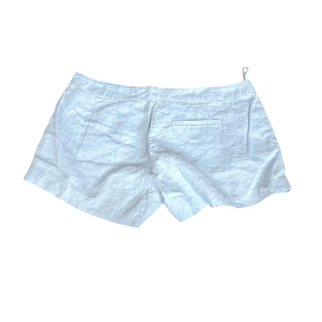 3/$15 JOIE 100% linen light blue shorts - Image 4