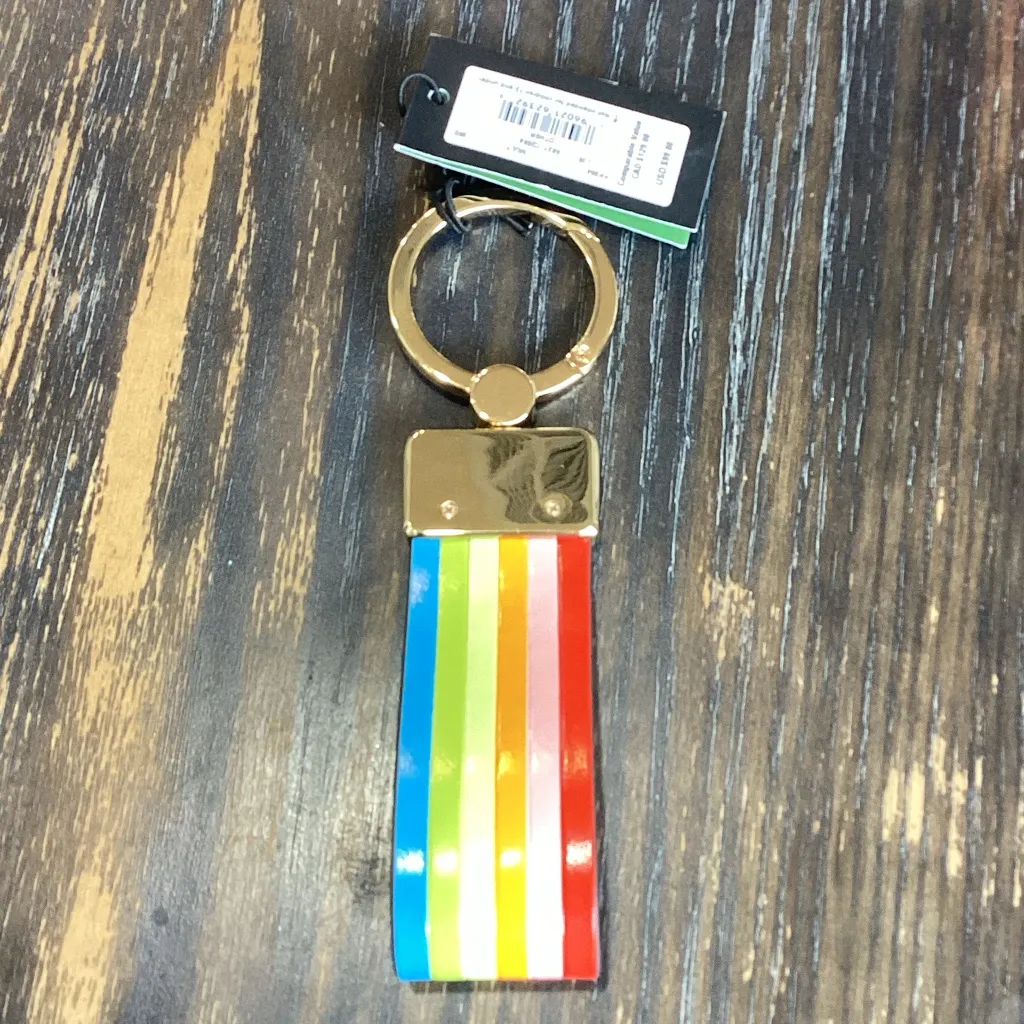 Kate Spade  Rainbow Bag Charm Keychain - Image 2