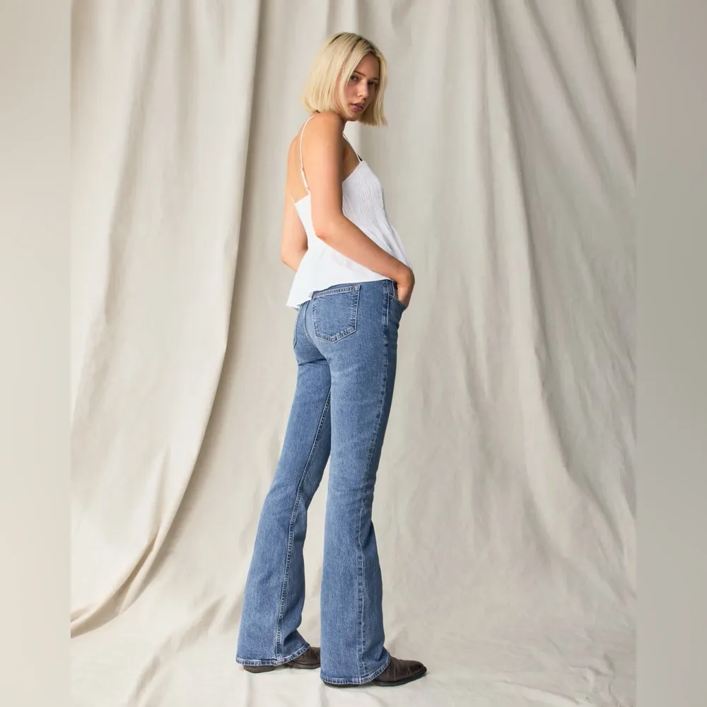 Abercrombie + Fitch The Bootcut Mid Rise Curve Love Jeans - Image 2