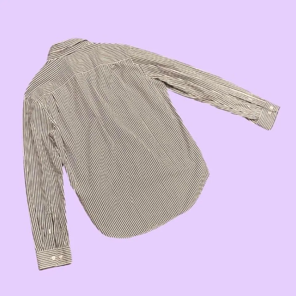 vintage y2k merona classic fit pin stripe button down 🦋 - Image 2