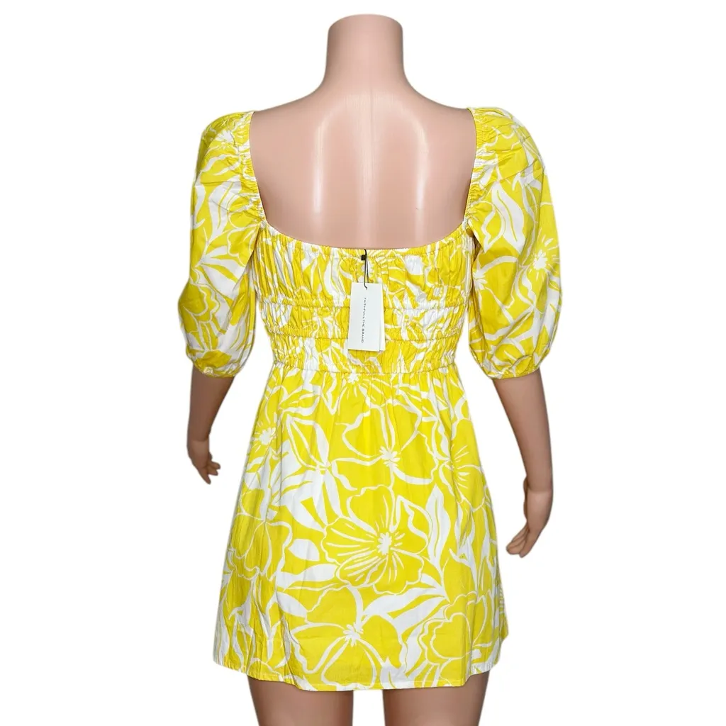 FAITHFULL THE BRAND Marinelli Mini Dress, El Marsa Floral, XS - Image 10