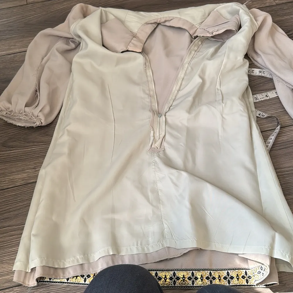 Vintage mod go-go style  long sleeve dress size 7 made of rayon - Image 11