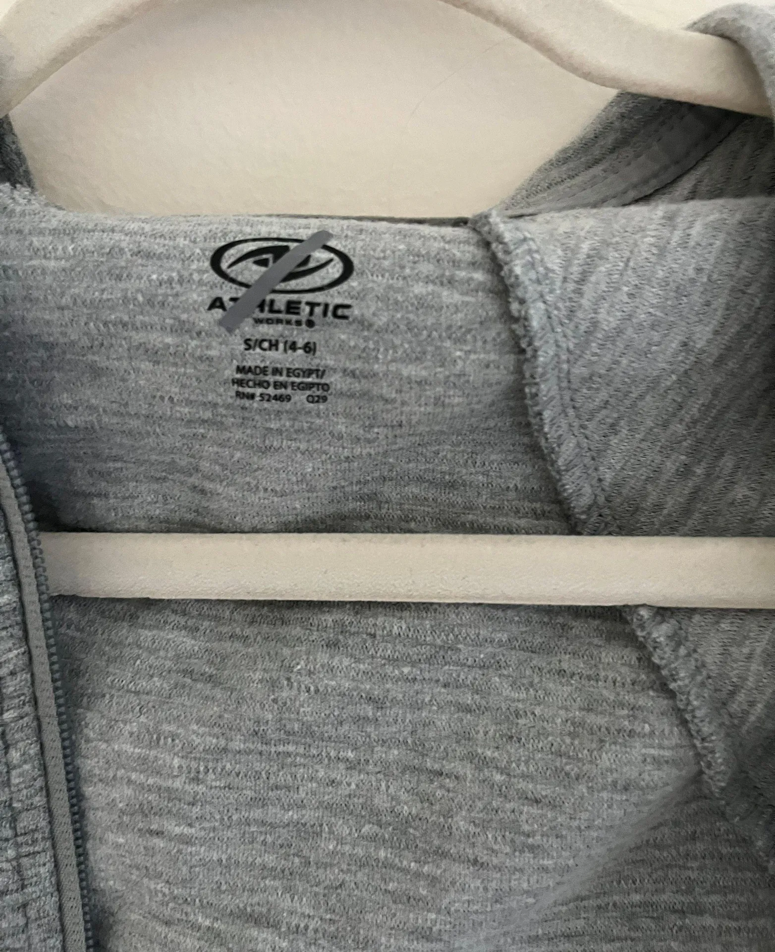 Athletic Works Athletic Gray Zip Up Jacket - Image 6