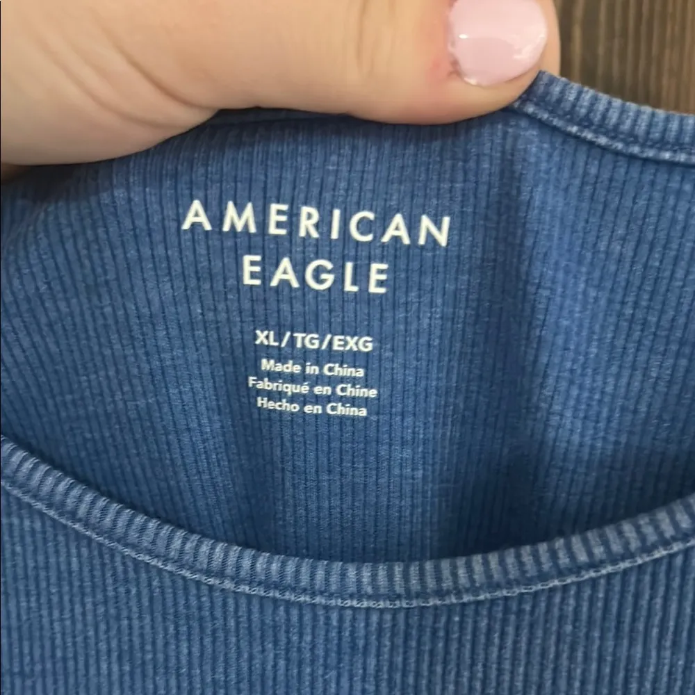 American Eagle Happy Baby Fitted Tee - Image 3
