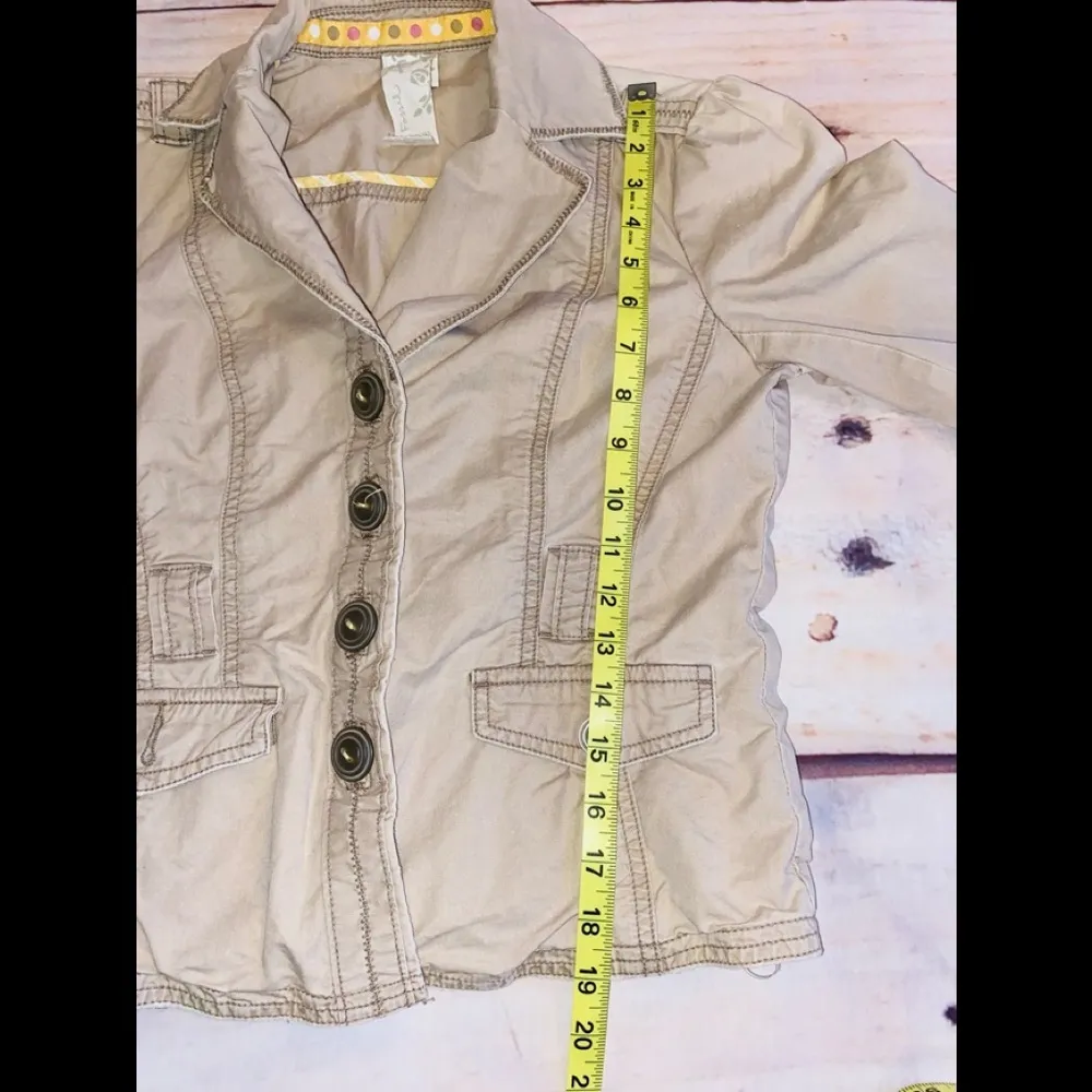 FOSSIL Crop Jacket sz M - Image 6