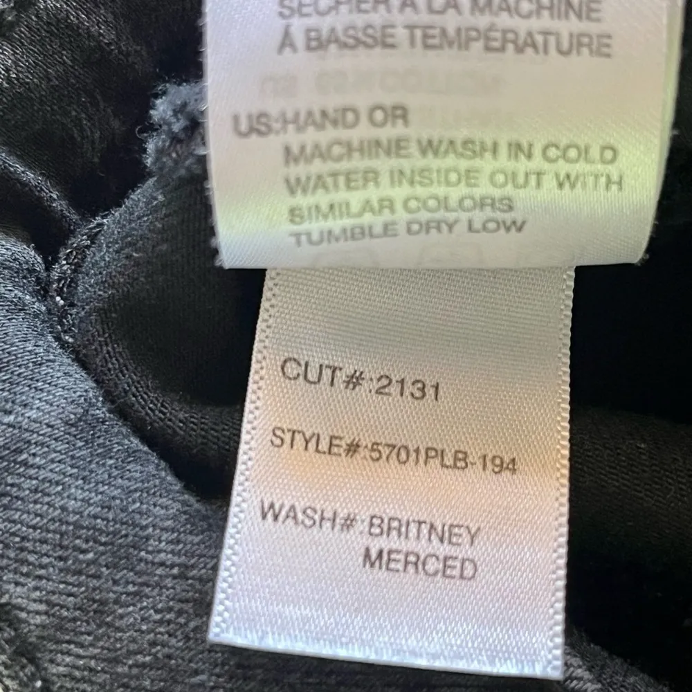 Articles of Society Britney Merced Skinny Jeans 27 Charcoal Gray Button Front - Image 6