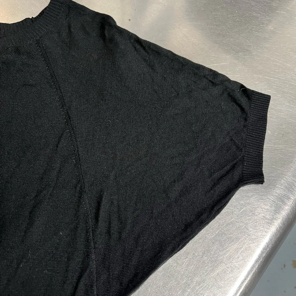 Ann Taylor Loft Black Butterfly Sleeve Sweater - Size Small - EUC - Image 3