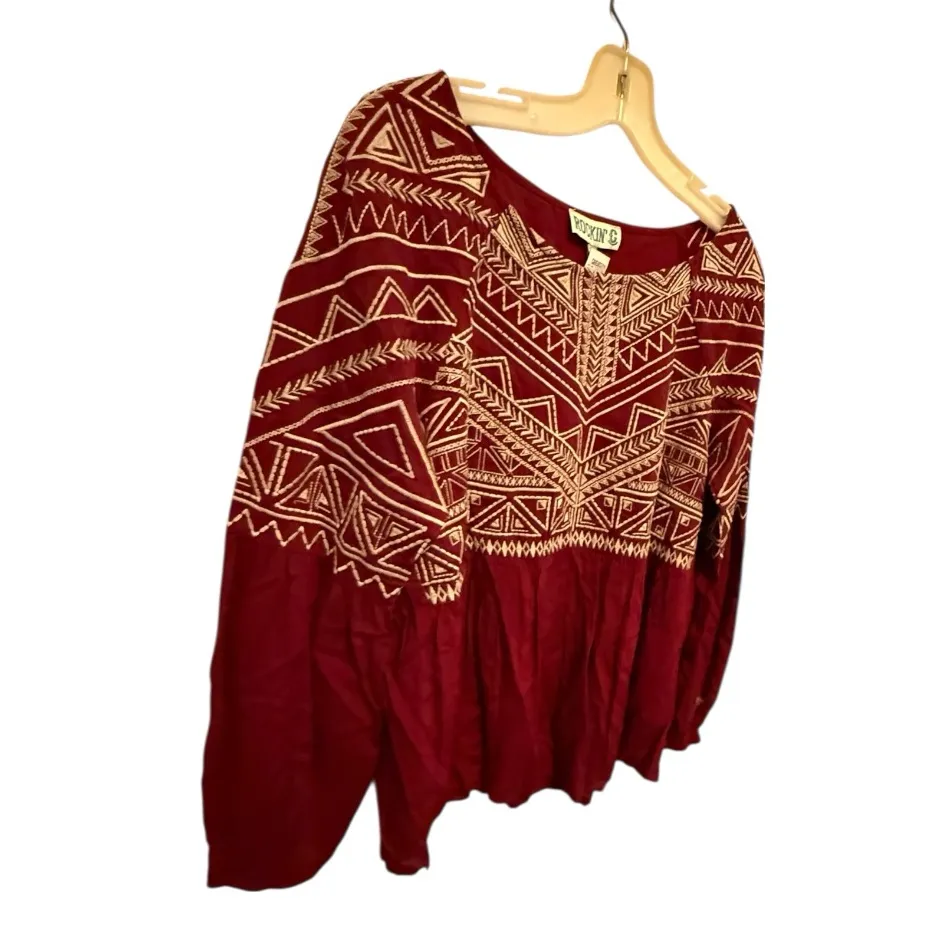 Rockin' C Embroidered Top nwt Size M - Image 3