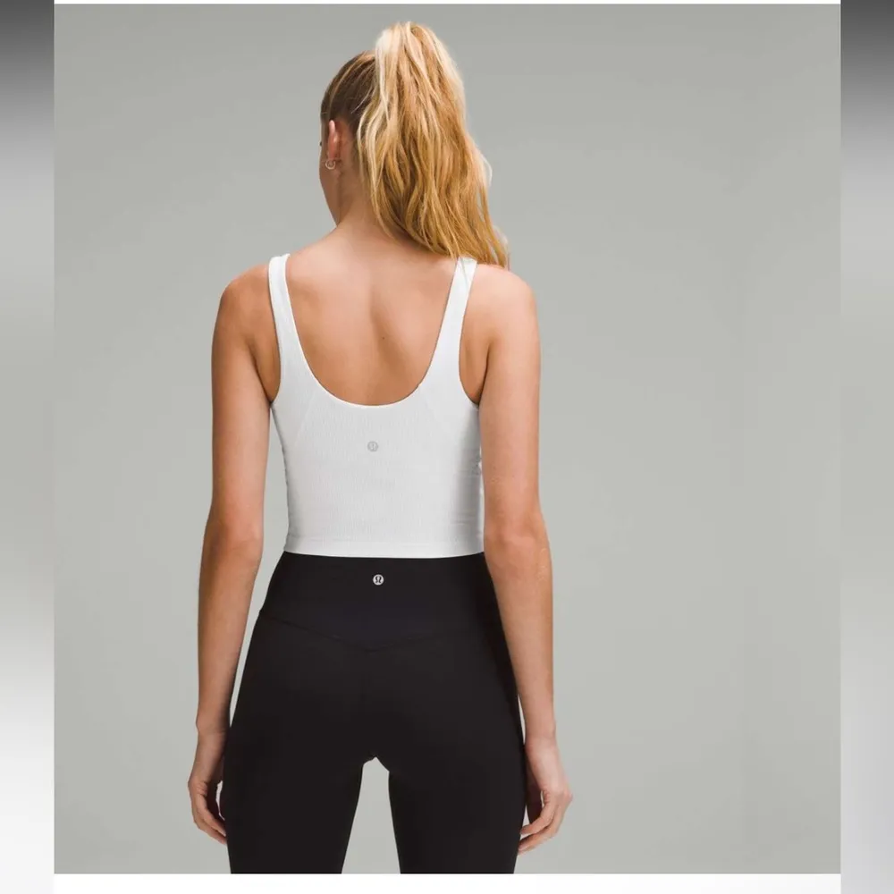 NWT Lululemon Align Ribbed Henley Tank Top / White - Image 2