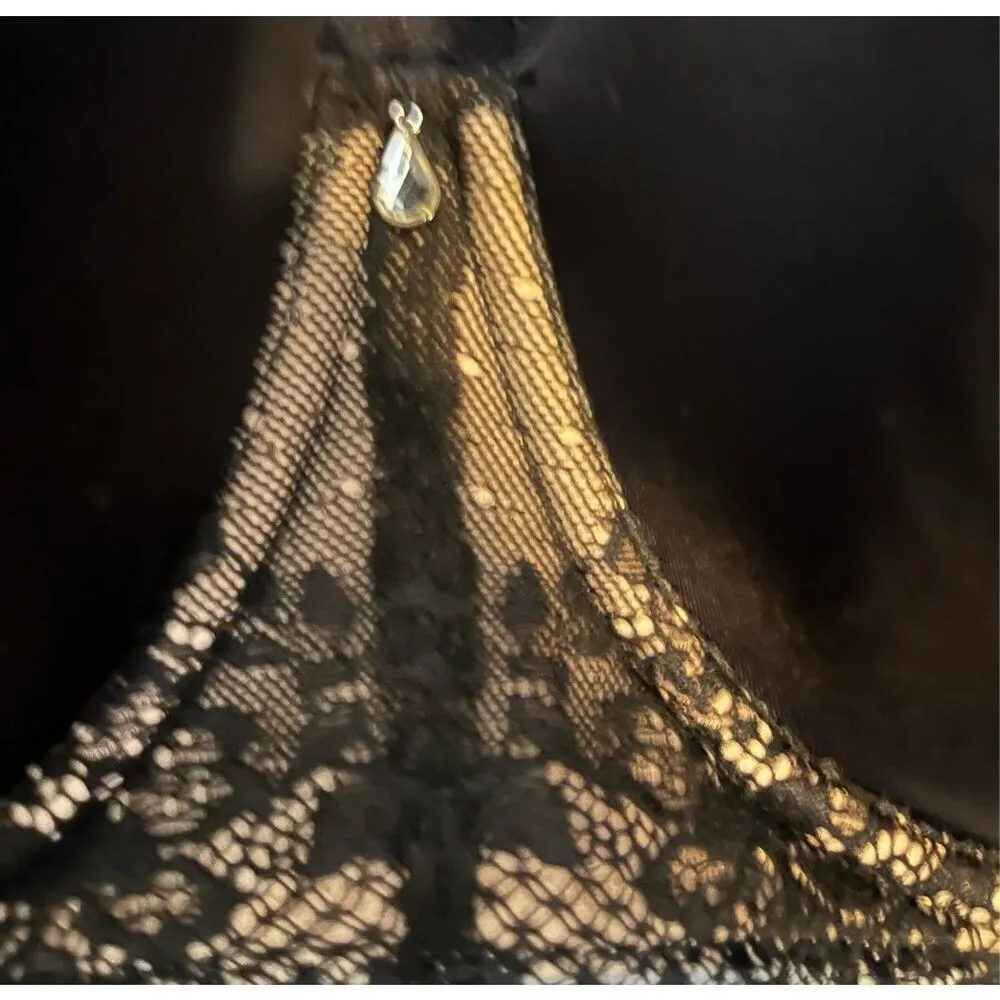 Torrid Black Lace Strapless Multi Way Bra‎ Size 40F 40DDD - Image 4