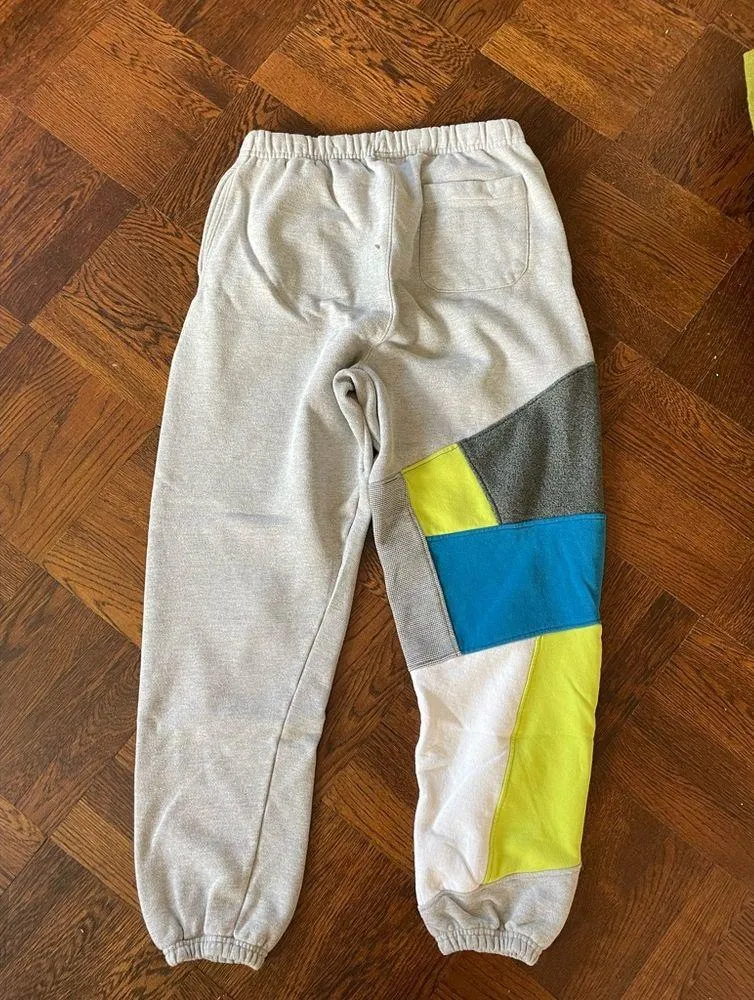 Champion reverse weave patchwork sweatpants size large - Image 7