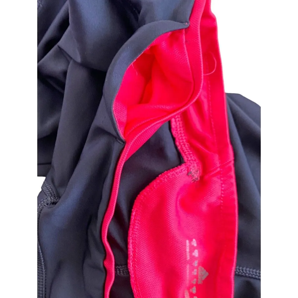 Adidas  Black and Pink Running Capris -‎ Women’s Size Medium Cropped Athletic - Image 6