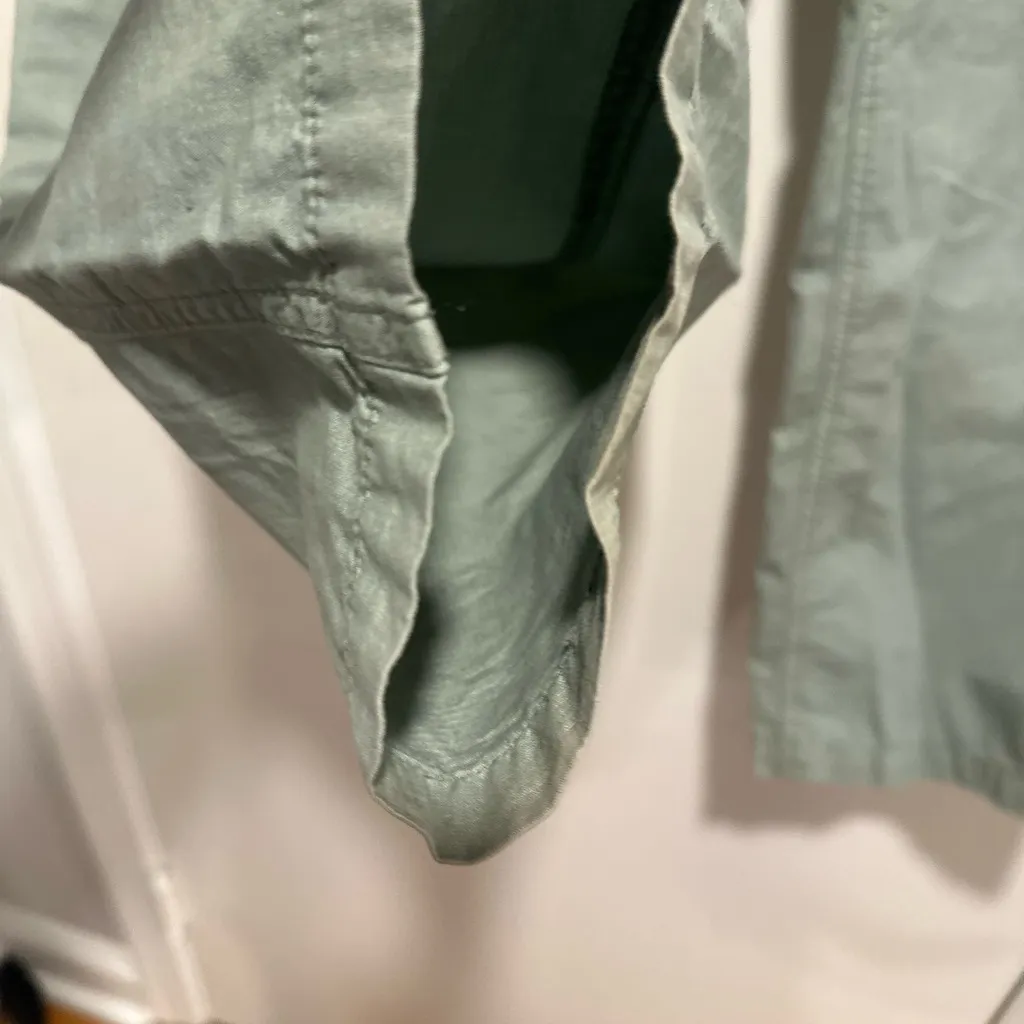 Garage Women’s Sz: XS Lightweight Dusty Green Wide Leg Baggy Cargo Pants - Image 10