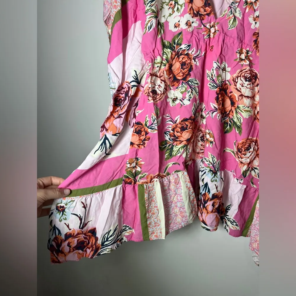 Maaji Exotic Species Forsythia Kaftan Swim Cover Up Dress Floral - Image 10