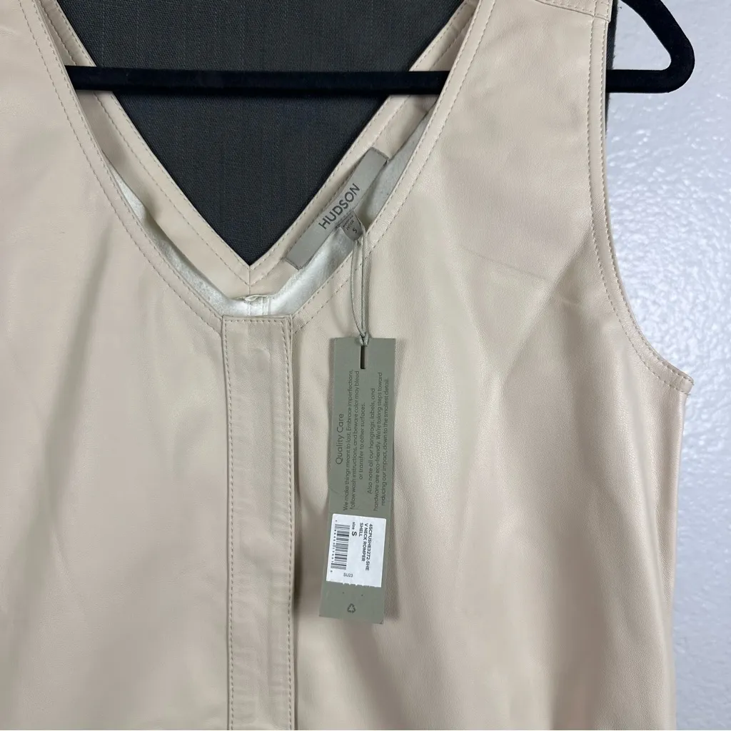Hudson Jeans Cream Sleeveless Romper Size Small - Image 3