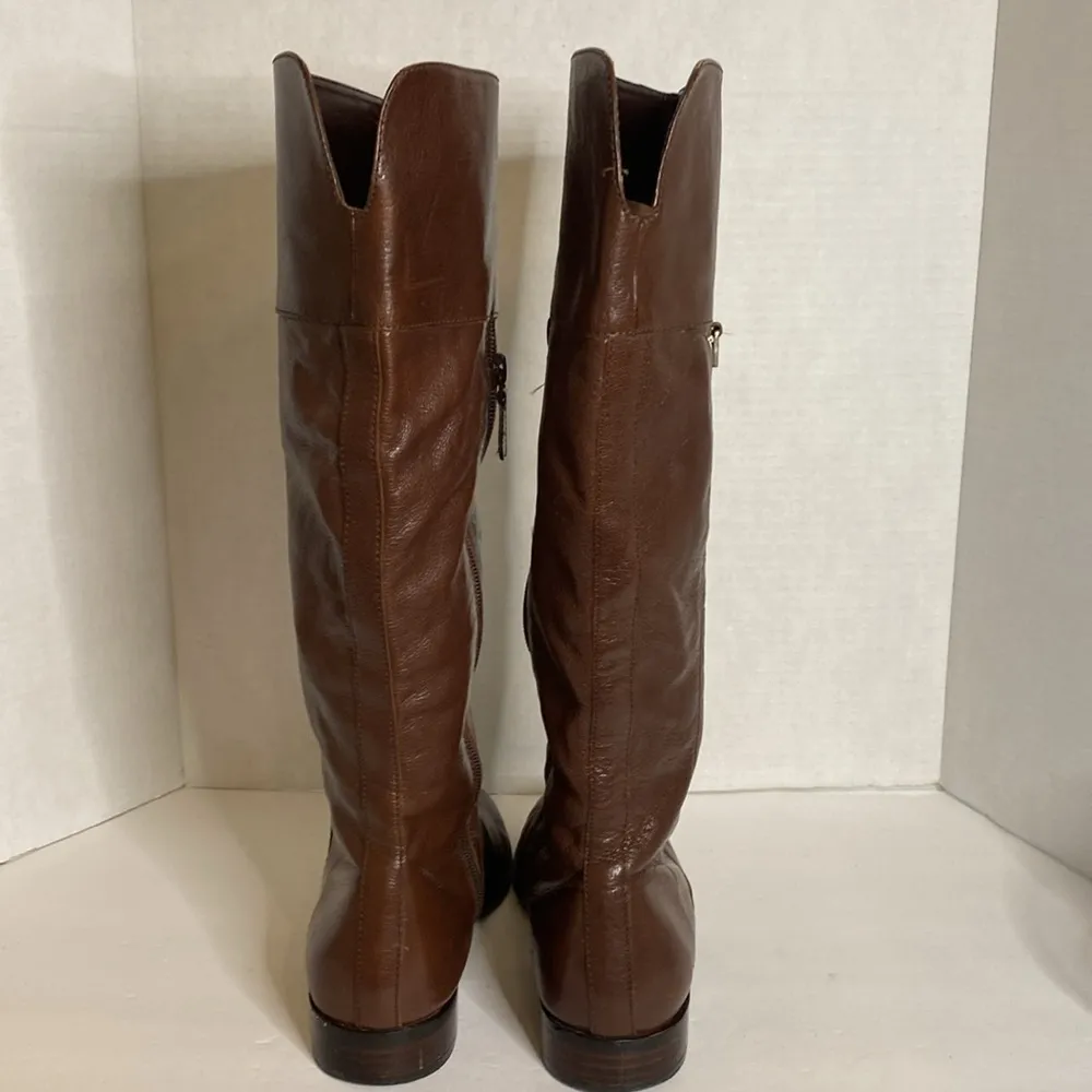 Cole Haan brown leather tall boots size 7B - Image 5