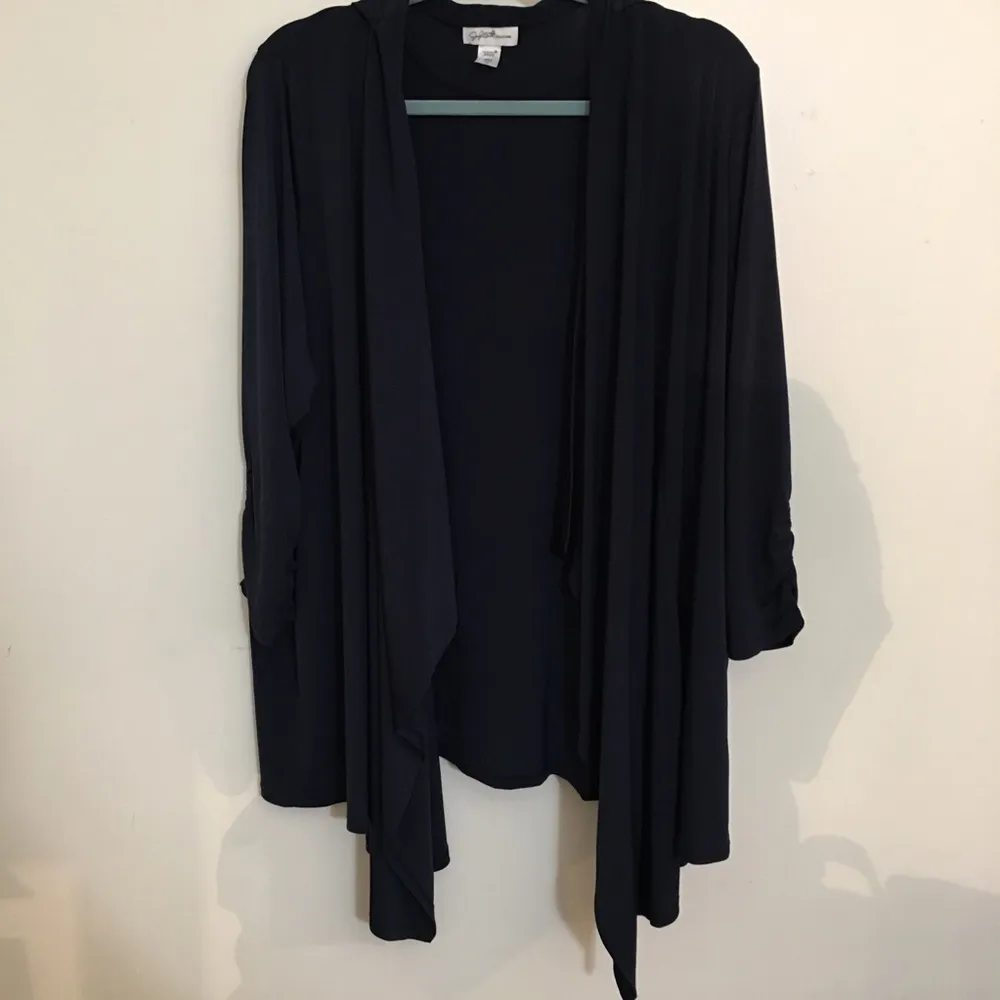 Jaclyn Smith Waterfall lite weight cardigan - Image 2