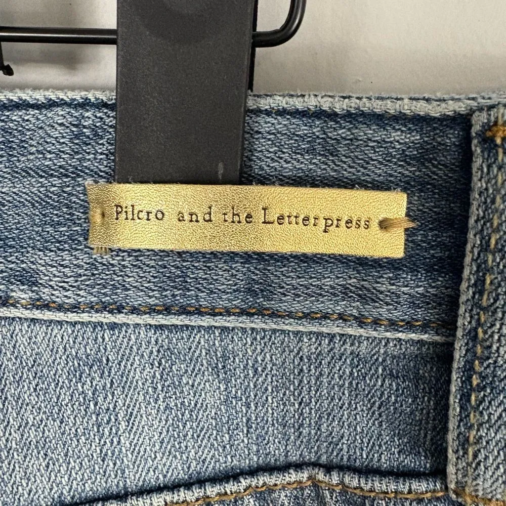 NWT Pilcro and the Letterpress Mid-Rise Slim Relaxed Fit Boyfriend Jeans Size 32 - Image 12