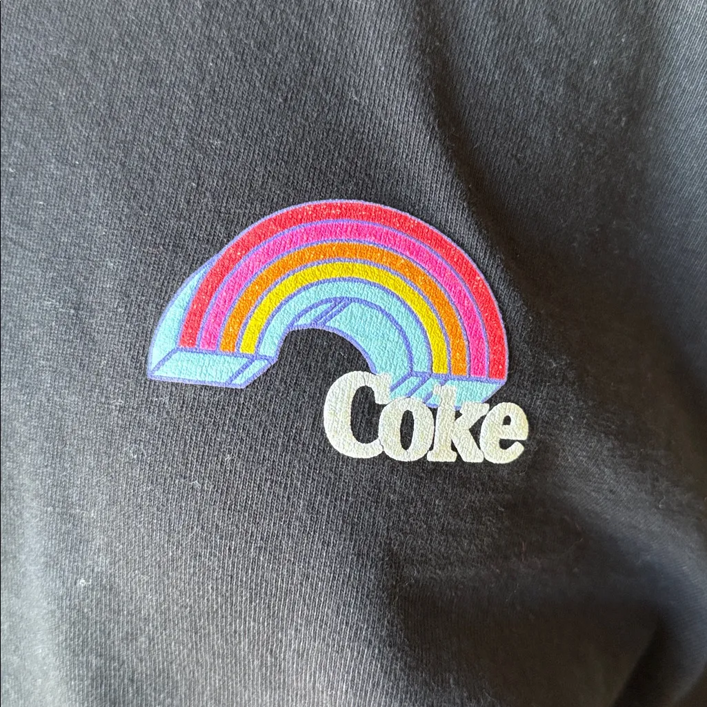 Spirit Jersey Enjoy Coca Cola Cropped Long Sleeve Top - Image 7