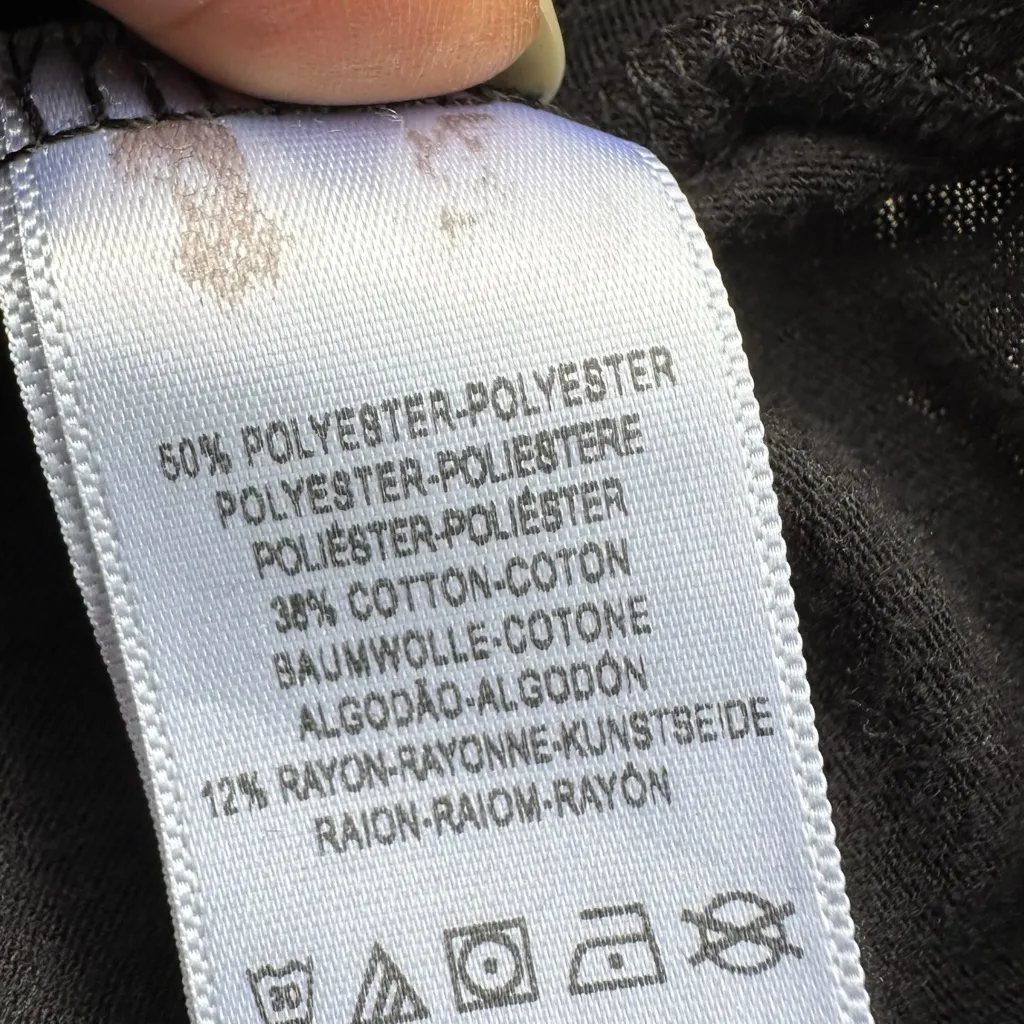 FP Movement Melrose Oversized Graphic Star Long Sleeve Tee Black M Size M - Image 4